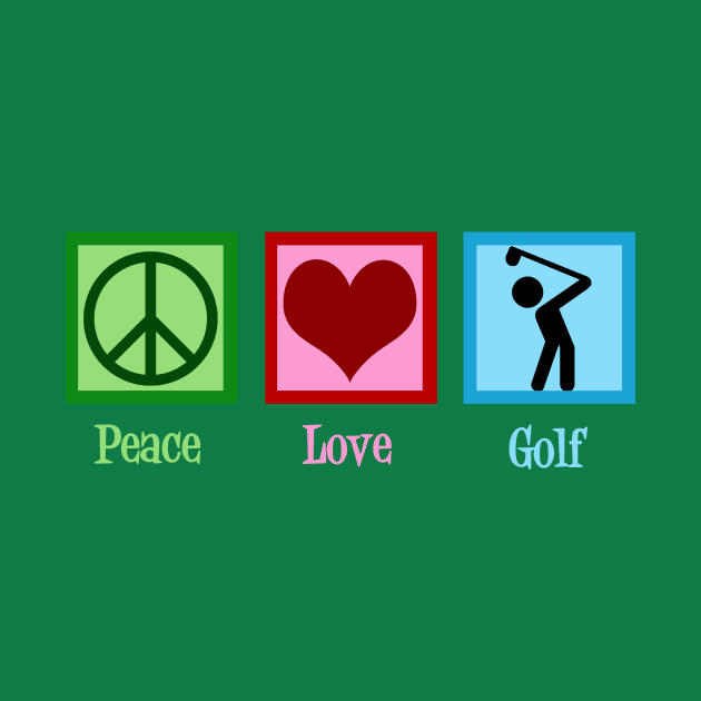 Peace Love Golf by epiclovedesigns