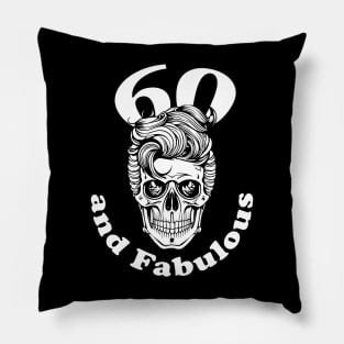 Happy 60th Birthday Pillow