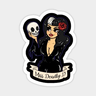 Miss Deadly D Magnet