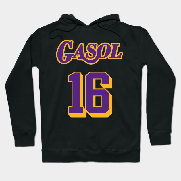 Pau Gasol Retired Jersey Tribute - Los Angeles Lakers - Sticker