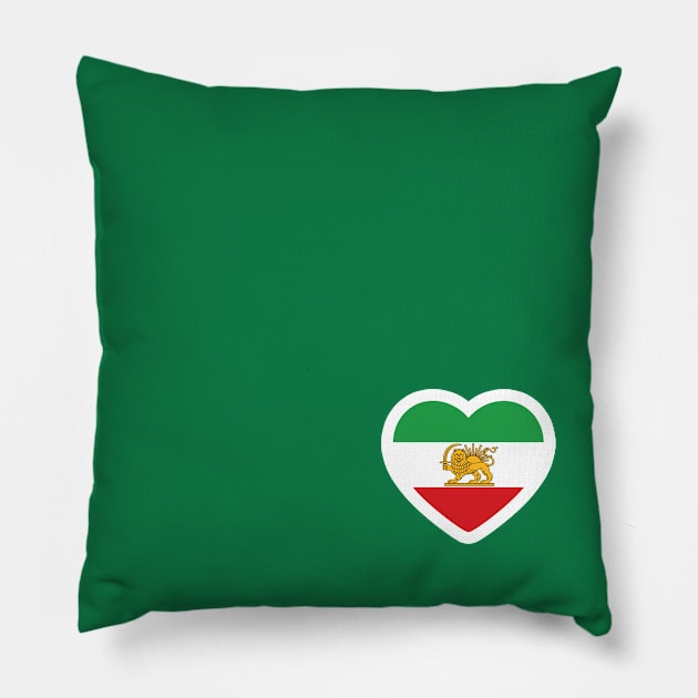 I Love Iran! Pillow by ShirtAtlas