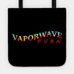 Vaporwave Digital Color Tote