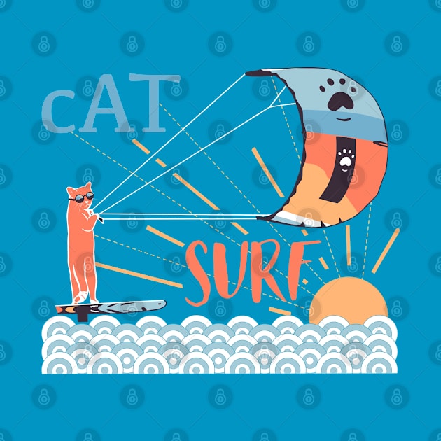 Cat surf by Mimie20