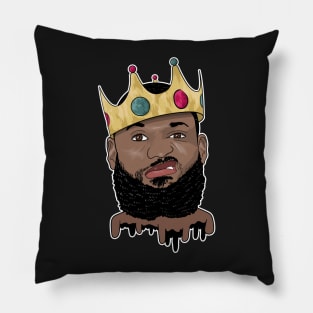 King James - Cartoon Crown Pillow