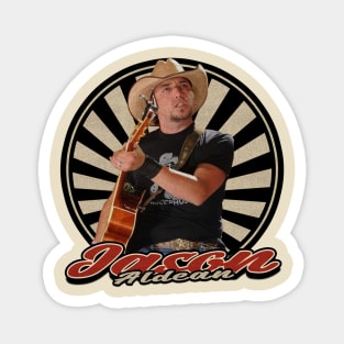 Vintage 80s Jason Aldean Magnet