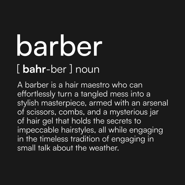 Barber definition by Merchgard