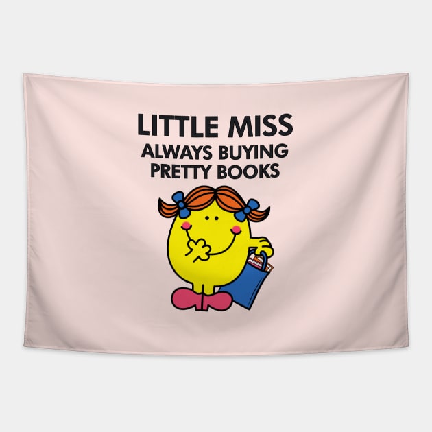 little miss always buying pretty books Tapestry by indiebookster