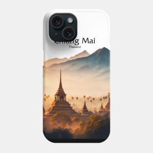 Chiang Mai Thailand No. 1: Mountain Paradise; Temples in Northern Thailand Phone Case