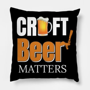 Craft Beer Matters Pillow