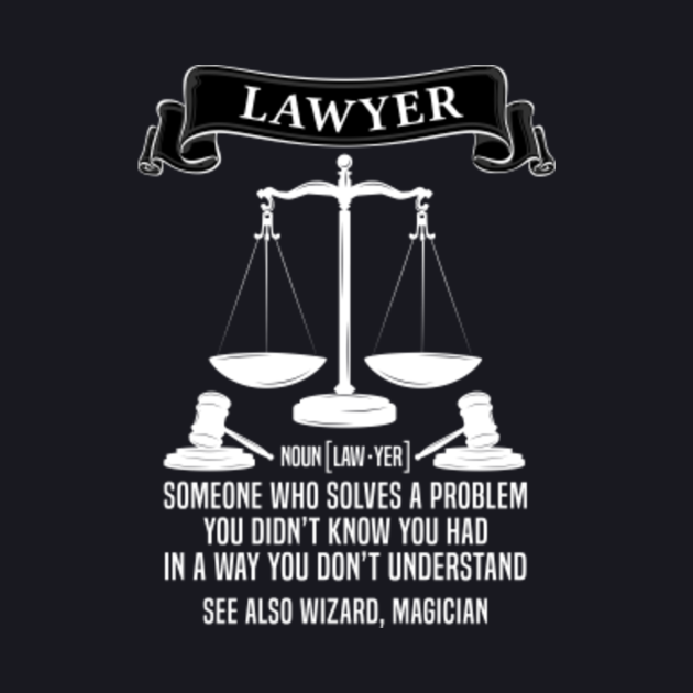 Lawyer Definition judgement judge attorney gift idea