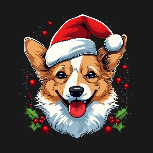 Corgi Christmas by JH Mart