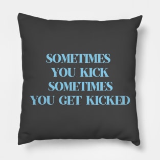 Kick.blue Pillow