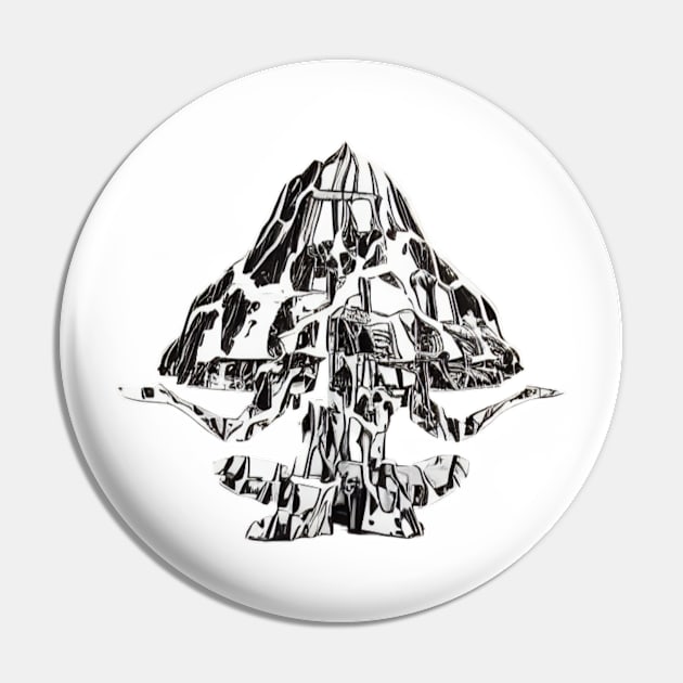 Psilly Cyben X A.I. Pin by Algorithmic Output