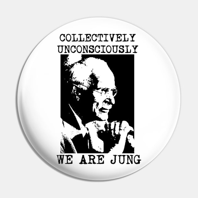 Carl Jung - A Different Kind of Fun Pin by NeverBob