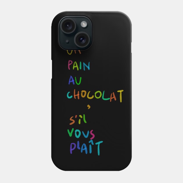 A Chocolate Bread Please For Chocolate Lover Phone Case by thecolddots