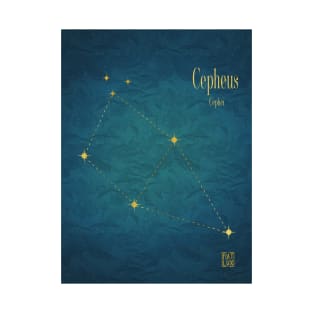 Night Sky Constellations - Cepheus T-Shirt