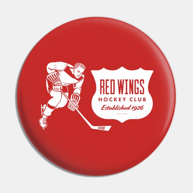 Vintage Hockey Detroit Red Wings White Detroit Wordmark Unisex