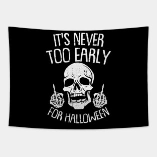 Its Never Oo Early For Halloween Lazy Halloween Costume Tapestry