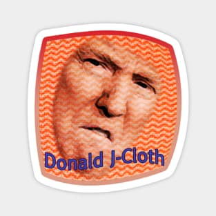 Donald J-Cloth Magnet