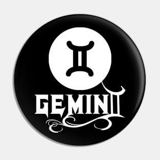 Gemini Star Sign Pin