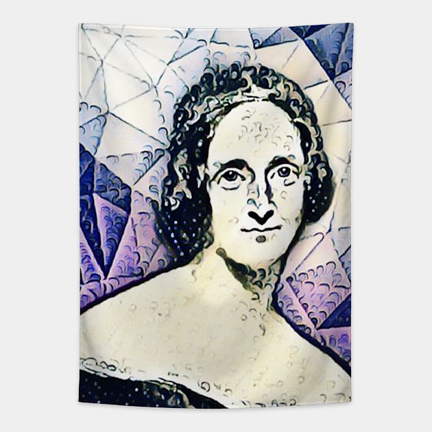 Mary Shelley Portrait | Mary Shelly Artwork 13 Tapestry by JustLit