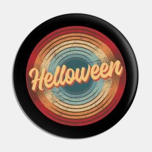 Helloween Vintage Circle Pin