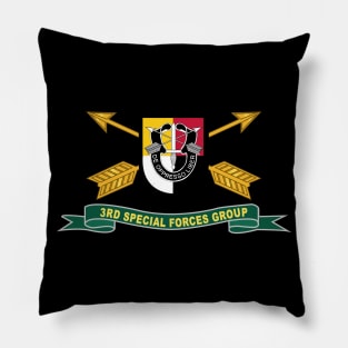 3rd Special Forces Group - Flash w Br - Ribbon X 300 Pillow