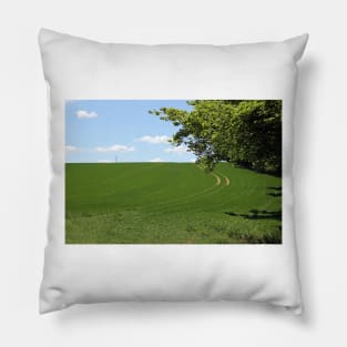 green field Pillow