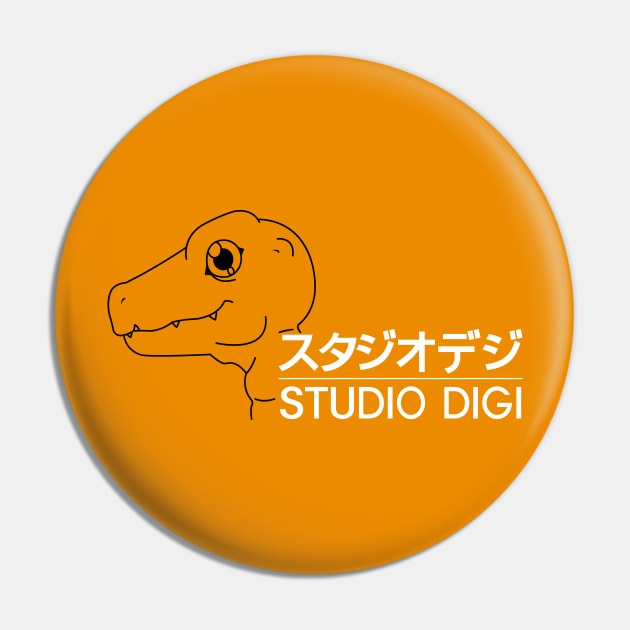 Studio Digi - Agumon Pin by LAMBZILLA