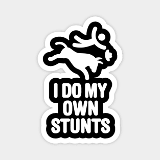 I do my own stunts bull riding rodeo riding cowboy Magnet