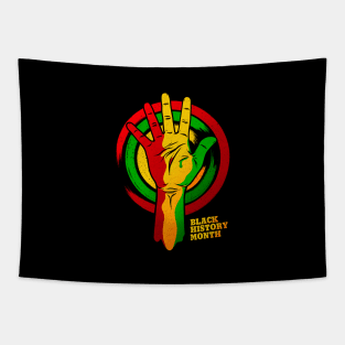 BLACK HISTORY MONTH HAND Tapestry