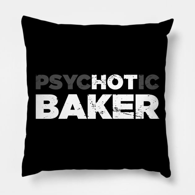 Hot Baker | Funny Baking Design Pillow by MeatMan