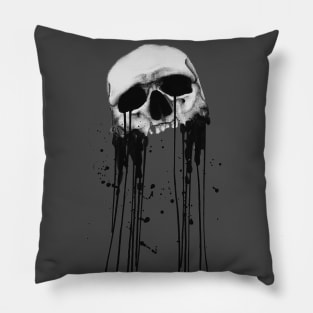 Dripping Skull Pillow