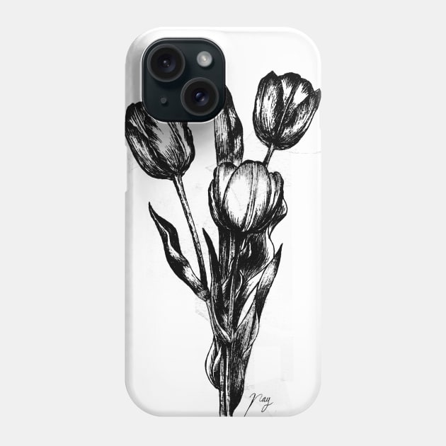 Tulips Phone Case by Akbaly