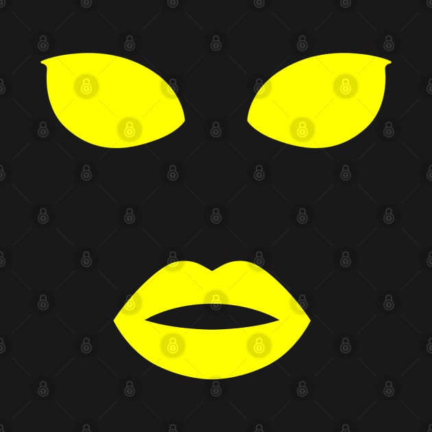 faces eyes yellow mouth by Onlineshop.Ralf