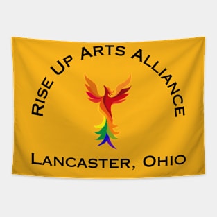 Rise Up Arts Alliance Logo Tapestry
