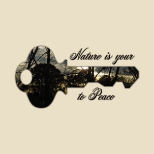 Key to nature and peace T-Shirt