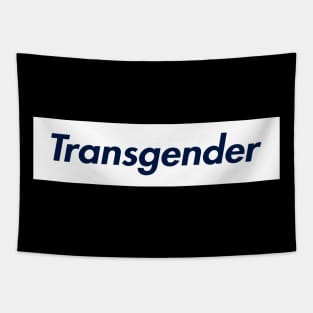 SUPER TRANSGENDER LOGO Tapestry