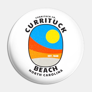 Currituck Beach, NC Summertime Vacationing Abstract Sunrise Pin