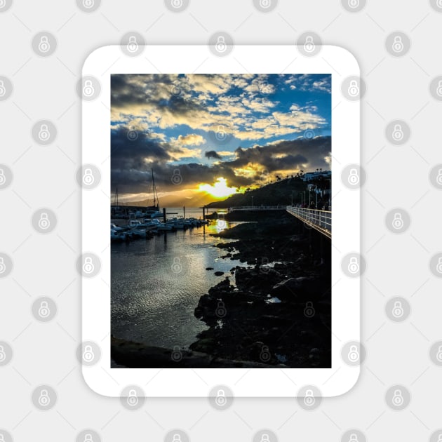 Lanzarote Sunset Magnet by GRKiT
