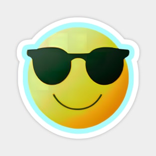 Smiling Face With Sunglasses Magnet