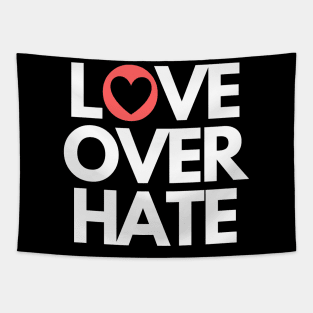 Love over hate Tapestry