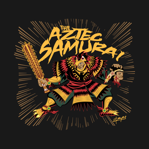 Eagle Warrior Aztec Samurai vDark by mredthefed