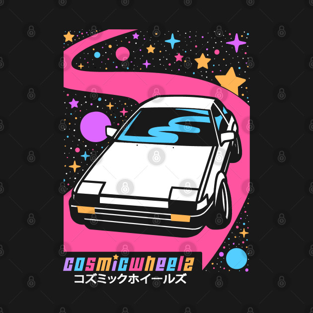 AE86 SPACE TRAVEL TEE v2 by COSMICWHEELZ