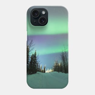 Road into the Aurora Phone Case