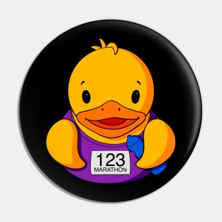 Marathon Rubber Duck Pin