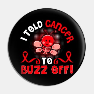 funny blood cancer bee warrior Pin