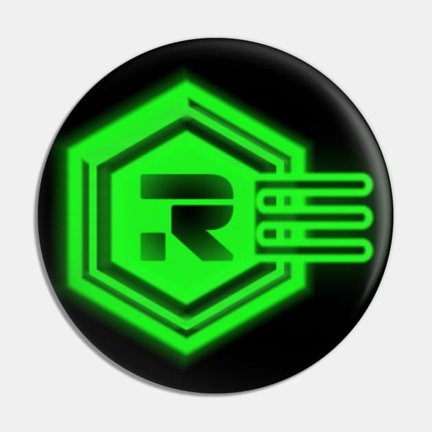 Recognizer Glowing (Green) Pin by Veraukoion