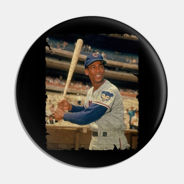 Ernie Banks in Chicago Cubs Pin by PESTA PORA