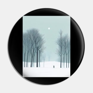 Moonlit Winter Pin